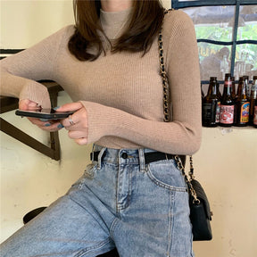 Women's Ribbed Turtleneck Sweater — View 10