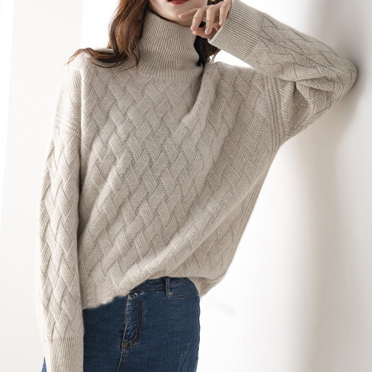 Women's Turtleneck Sweater — View 1