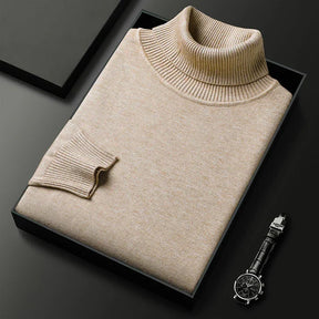 Women's Cashmere Turtleneck Sweater — View 8