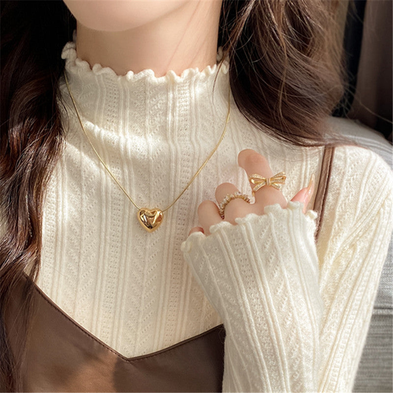Women's Turtleneck Sweater — View 1