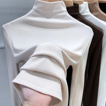 Women's Long Sleeve Turtleneck Sweater — View 7