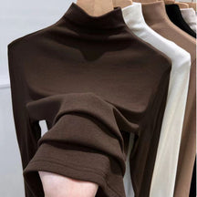 Women's Long Sleeve Turtleneck Sweater — View 9