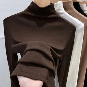 Women's Long Sleeve Turtleneck Sweater — View 9