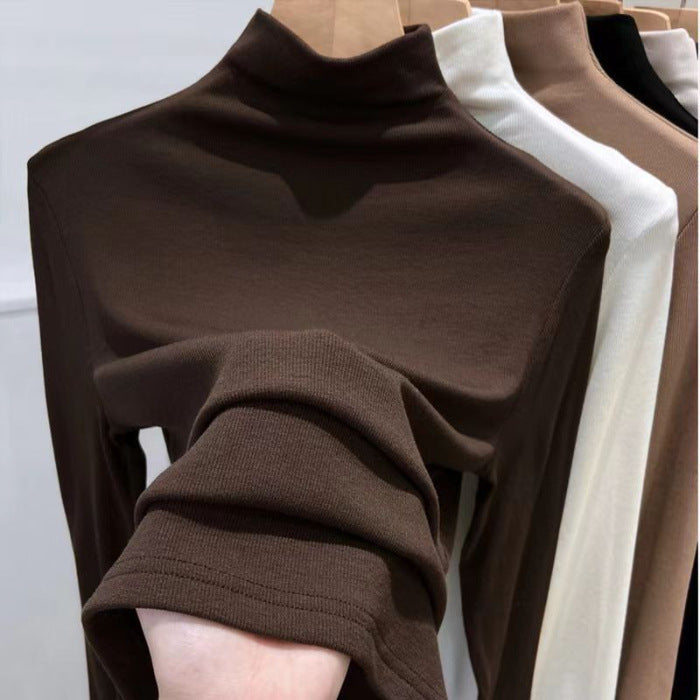 Women's Long Sleeve Turtleneck Sweater — View 9