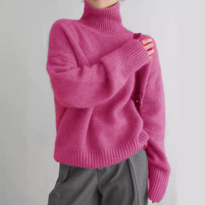Women's Cashmere Turtleneck Sweater — View 7