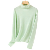 Women's Fine Knit Turtleneck Sweater — View 9