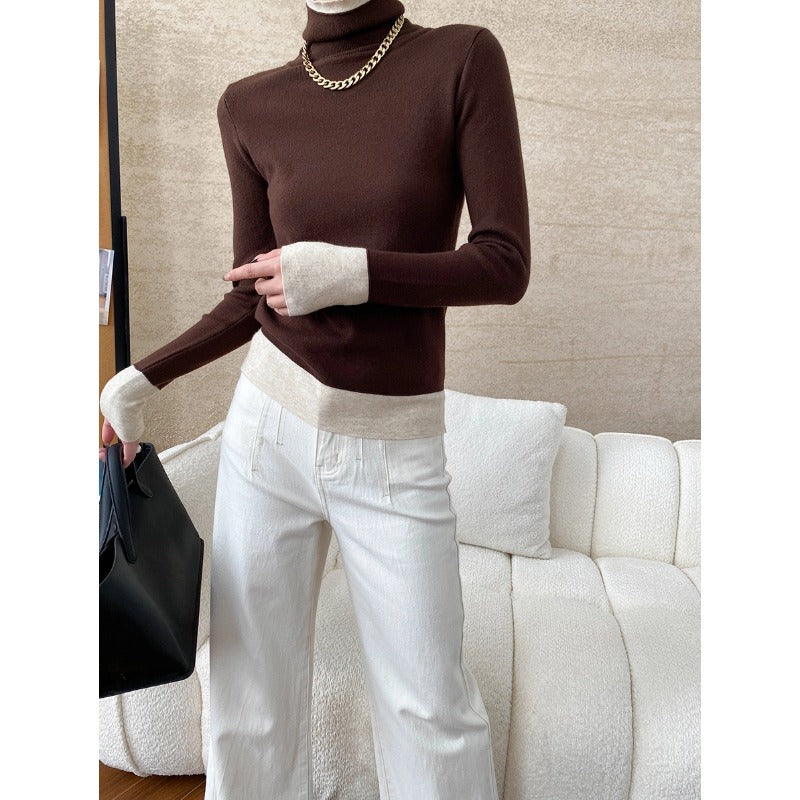 Women's Turtleneck Sweater — View 7