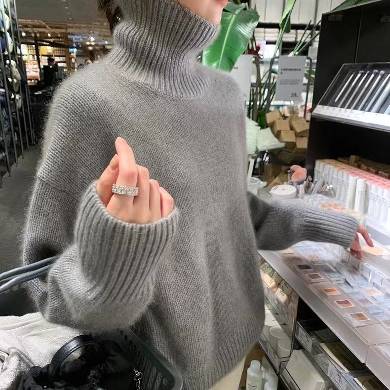 Women's Turtleneck Sweater — View 1