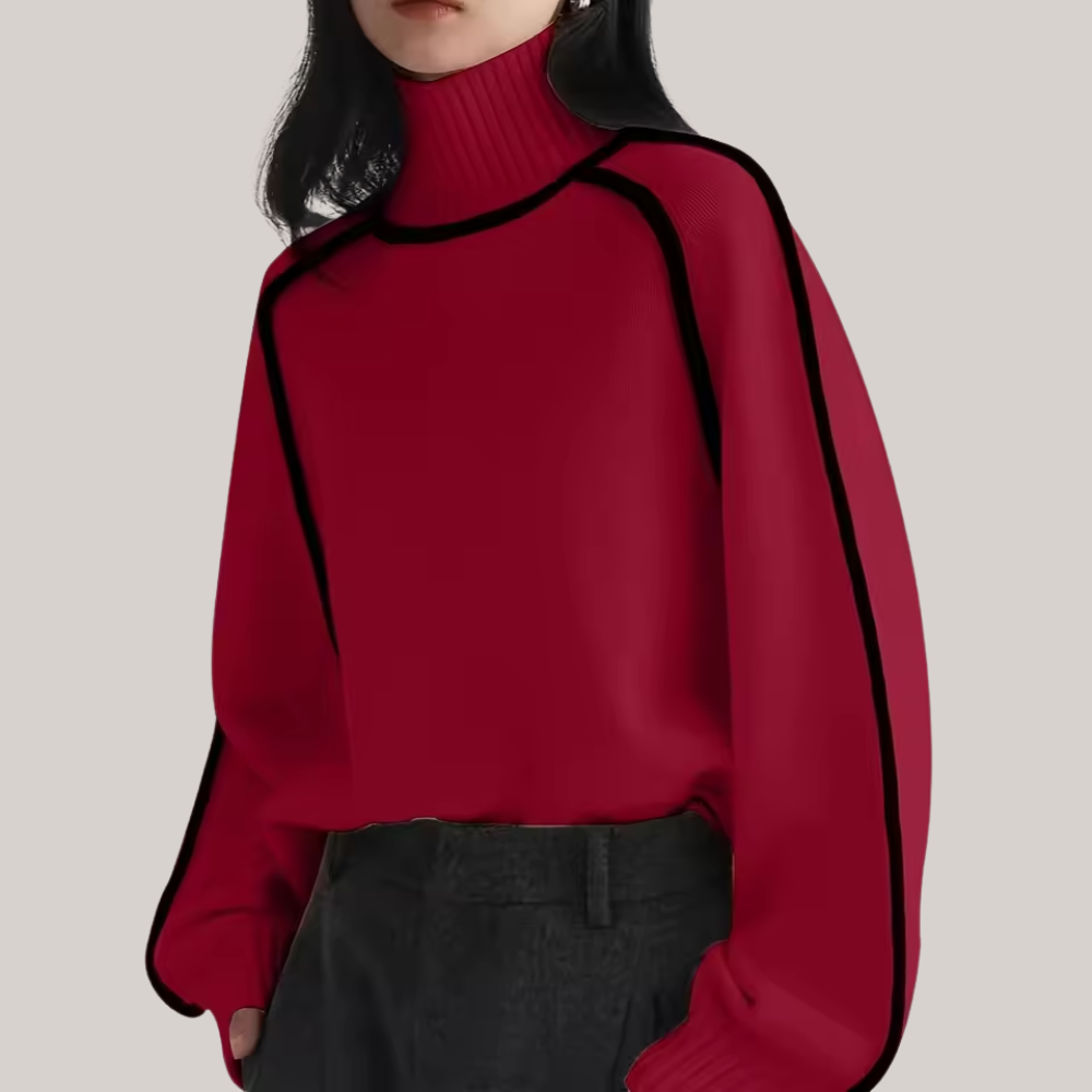 Women's Turtleneck Sweater — View 10