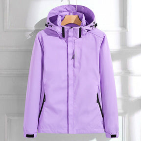 Women's Hooded Zip-Up Jacket | Angela in Mint - Juana Fashion