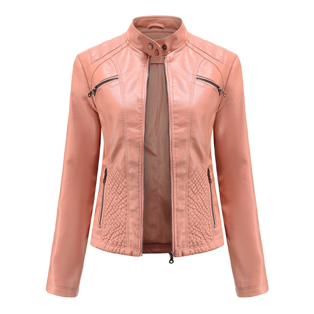 Women's Leather Look Jacket — View 16