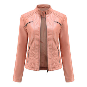 Women's Leather Look Jacket — View 16