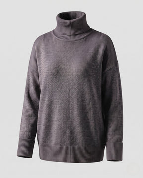 Women's Ribbed Turtleneck Sweater — View 9