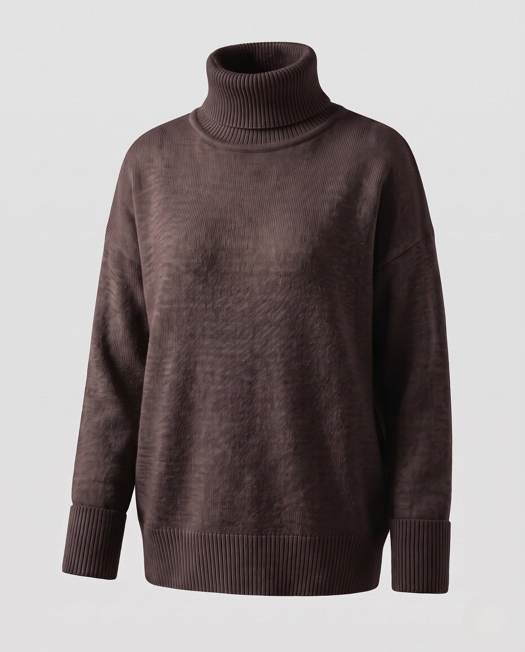 Women's Ribbed Turtleneck Sweater — View 11