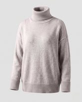 Women's Ribbed Turtleneck Sweater — View 5