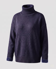Women's Ribbed Turtleneck Sweater — View 8