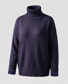 Women's Ribbed Turtleneck Sweater — View 8