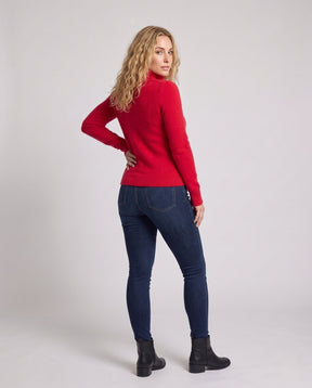 Women's Ribbed Turtleneck Sweater — View 4