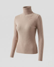 Women's Ribbed Turtleneck Sweater — View 12
