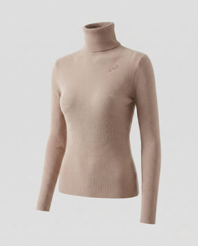 Women's Ribbed Turtleneck Sweater — View 12
