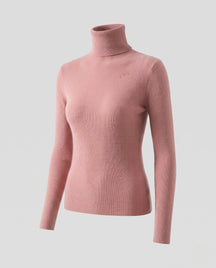 Women's Ribbed Turtleneck Sweater — View 5