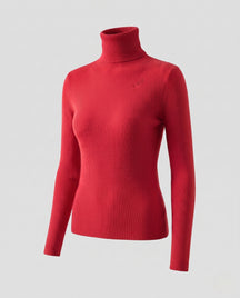 Women's Ribbed Turtleneck Sweater — View 6