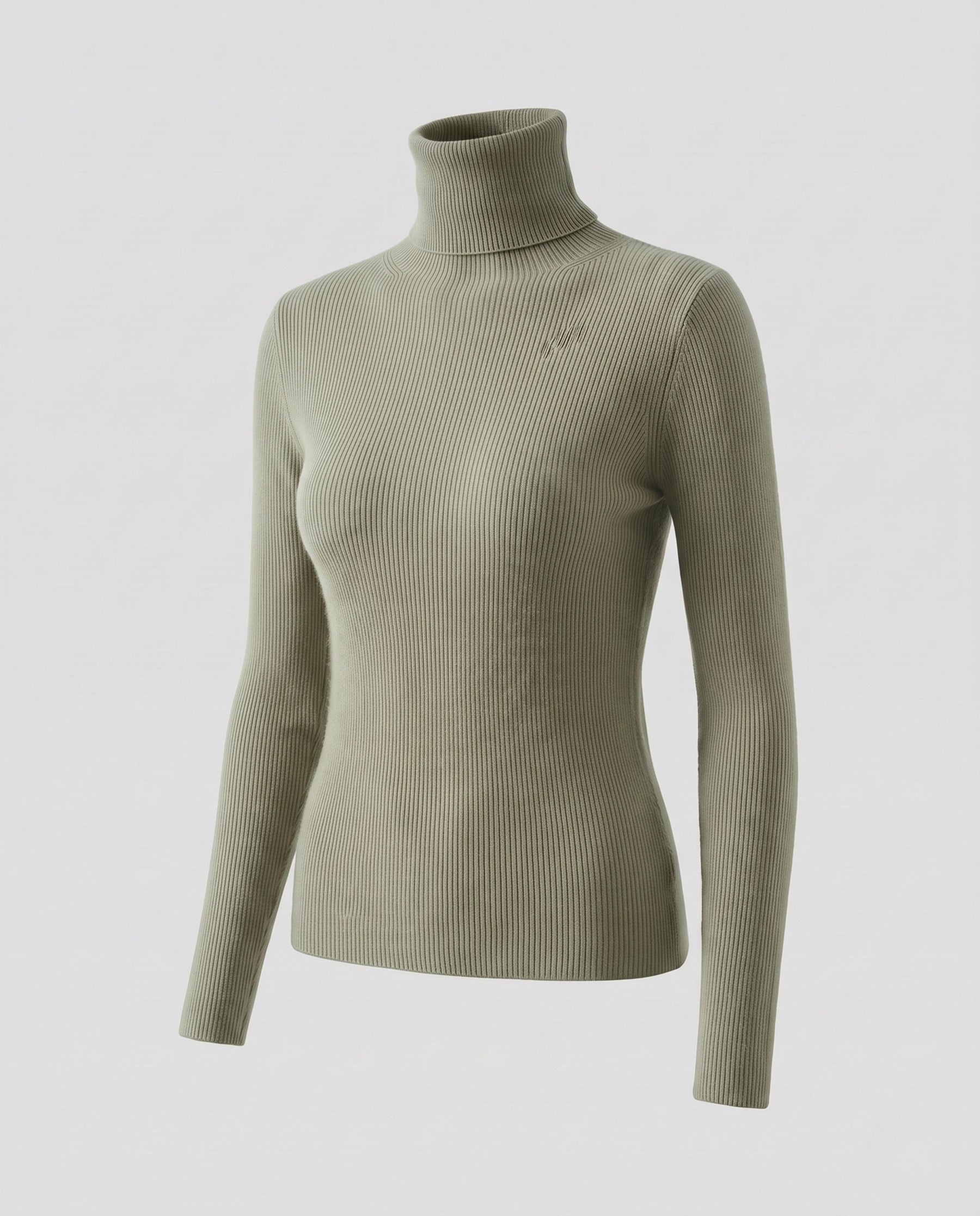 Women's Ribbed Turtleneck Sweater — View 16