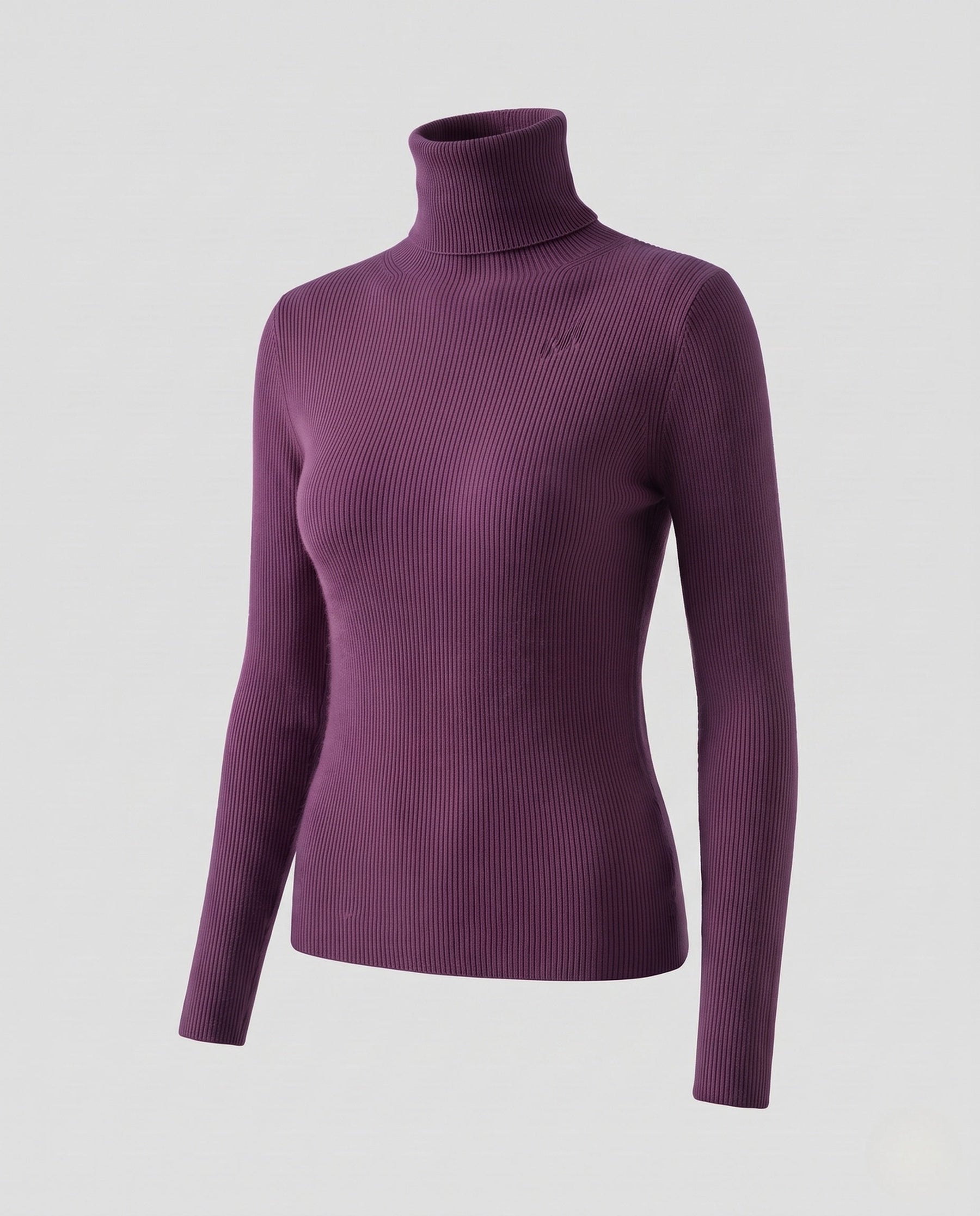 Women's Ribbed Turtleneck Sweater — View 15