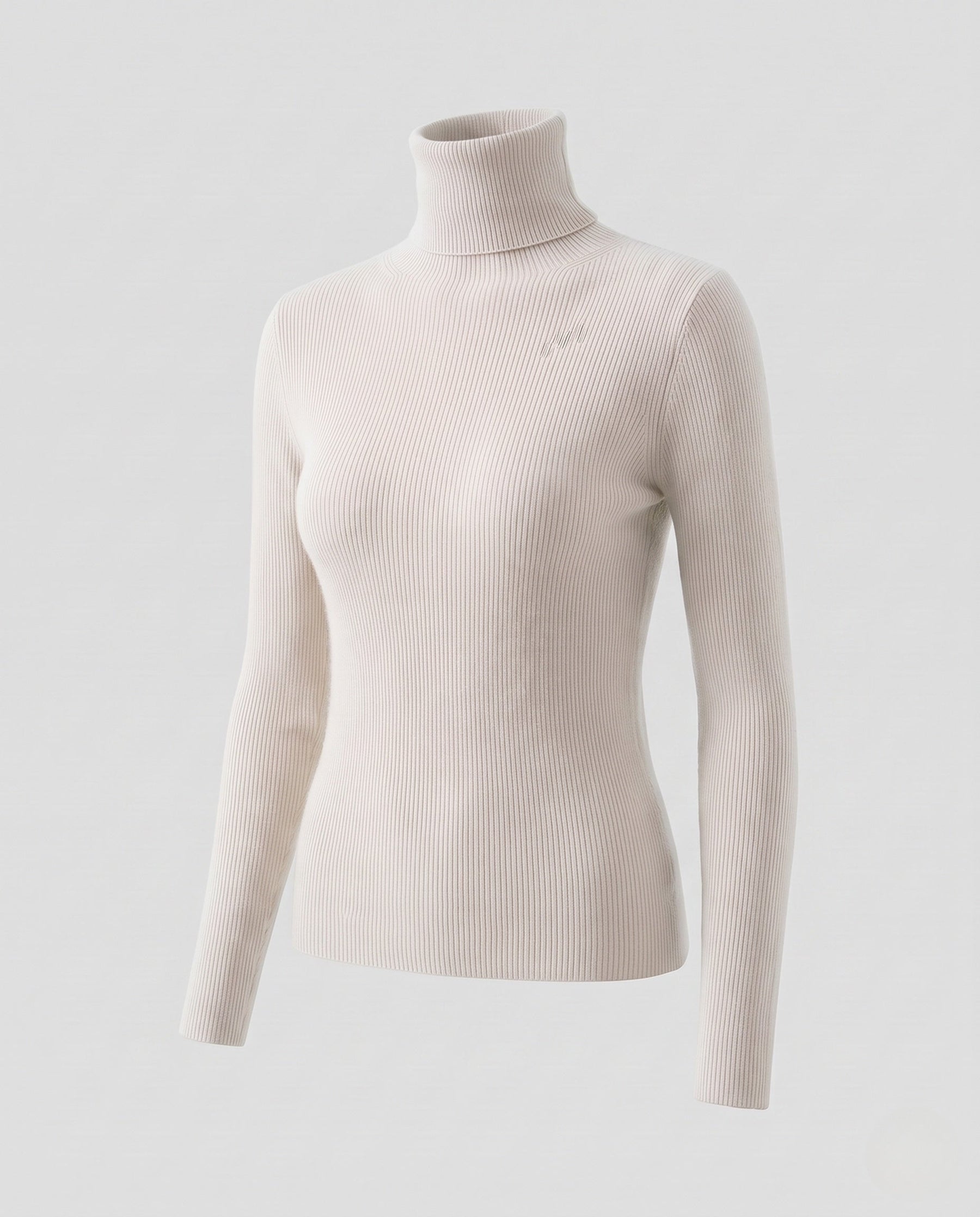 Women's Ribbed Turtleneck Sweater — View 14