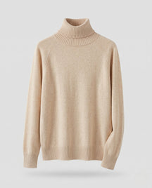 Women's Ribbed Fine Knit Raglan Sleeve Turtleneck Sweater — View 6