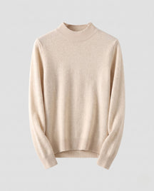 Women's Cashmere Fitted Ribbed Turtleneck Sweater — View 5