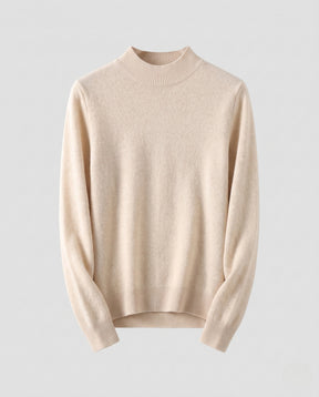 Women's Cashmere Fitted Ribbed Turtleneck Sweater — View 5