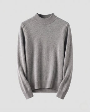 Women's Cashmere Fitted Ribbed Turtleneck Sweater — View 11