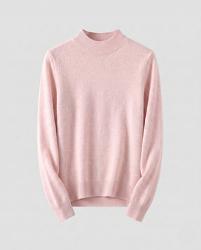 Women's Cashmere Fitted Ribbed Turtleneck Sweater — View 7