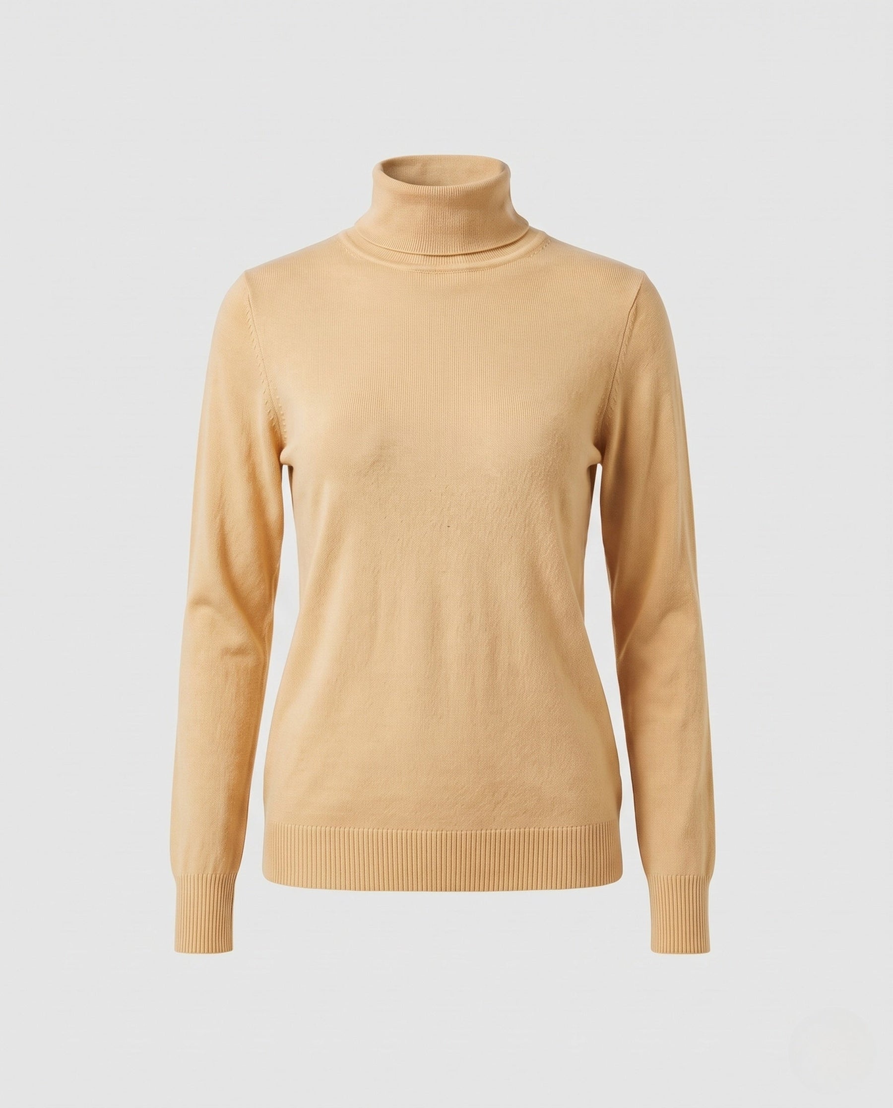 Women's Ribbed Turtleneck Sweater — View 10