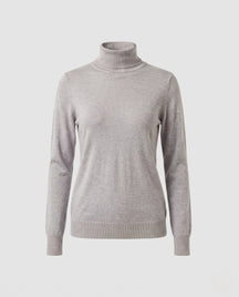 Women's Ribbed Turtleneck Sweater — View 9