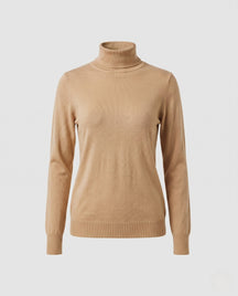 Women's Ribbed Turtleneck Sweater — View 12