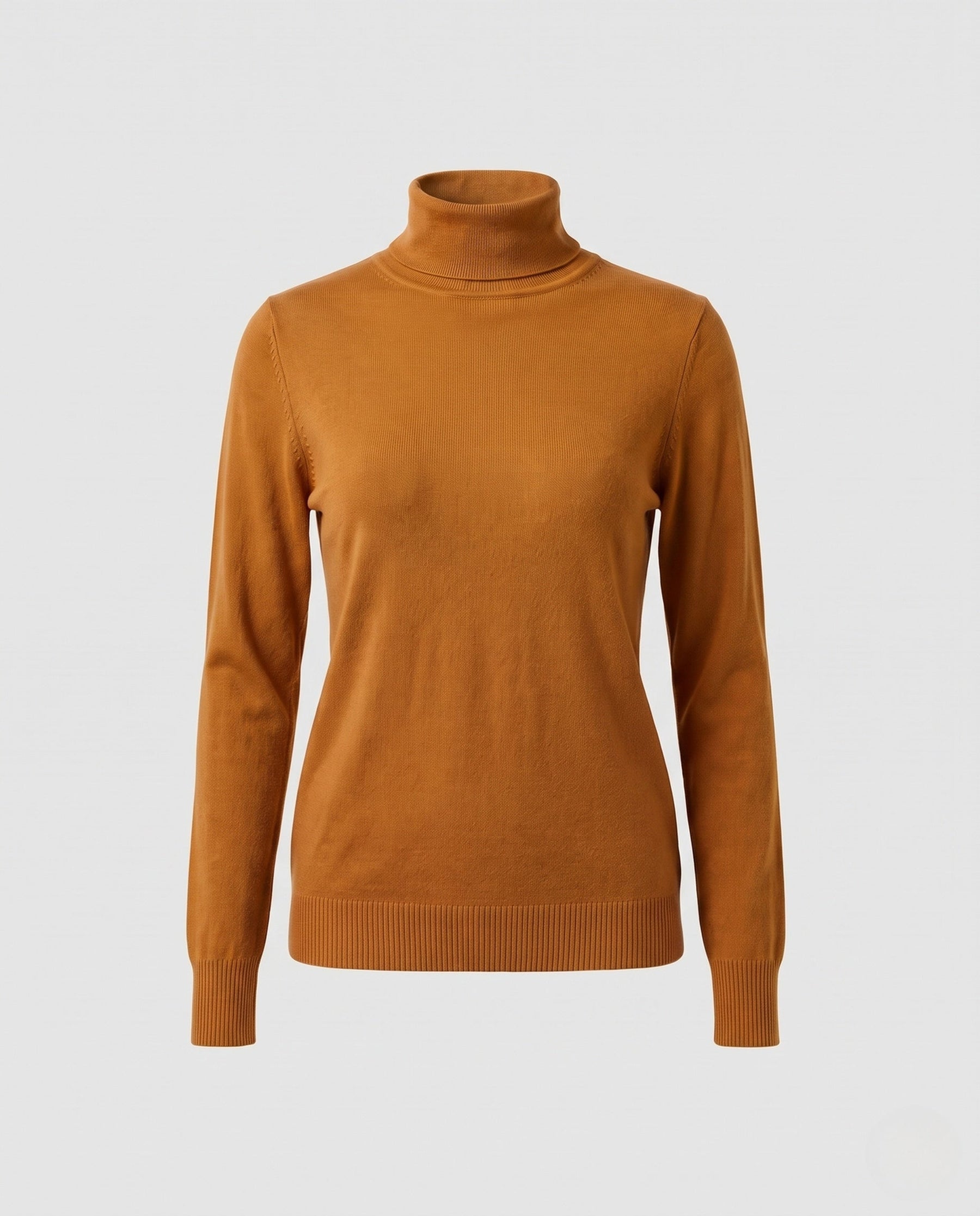 Women's Ribbed Turtleneck Sweater — View 14
