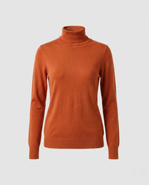 Women's Ribbed Turtleneck Sweater — View 8