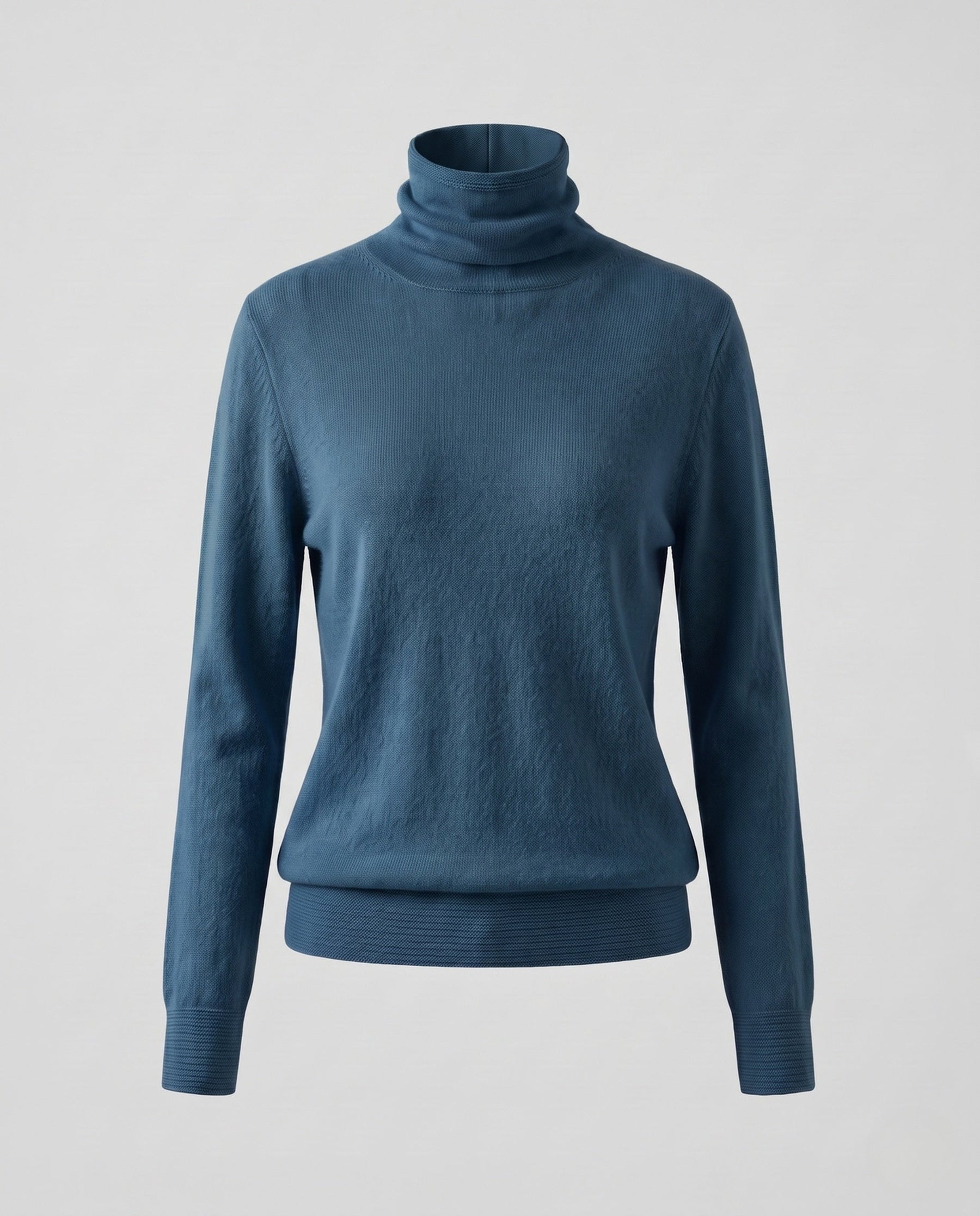 Women's Fine Knit Turtleneck Sweater — View 13