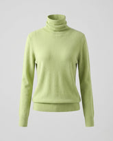 Women's Fine Knit Turtleneck Sweater — View 5