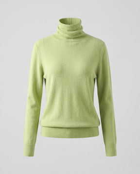 Women's Fine Knit Turtleneck Sweater — View 5