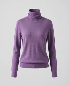 Women's Fine Knit Turtleneck Sweater — View 12