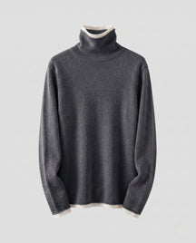 Women's Fine Knit Turtleneck Sweater — View 8