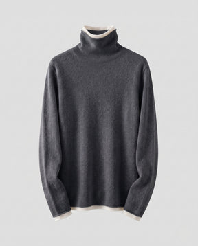 Women's Fine Knit Turtleneck Sweater — View 8