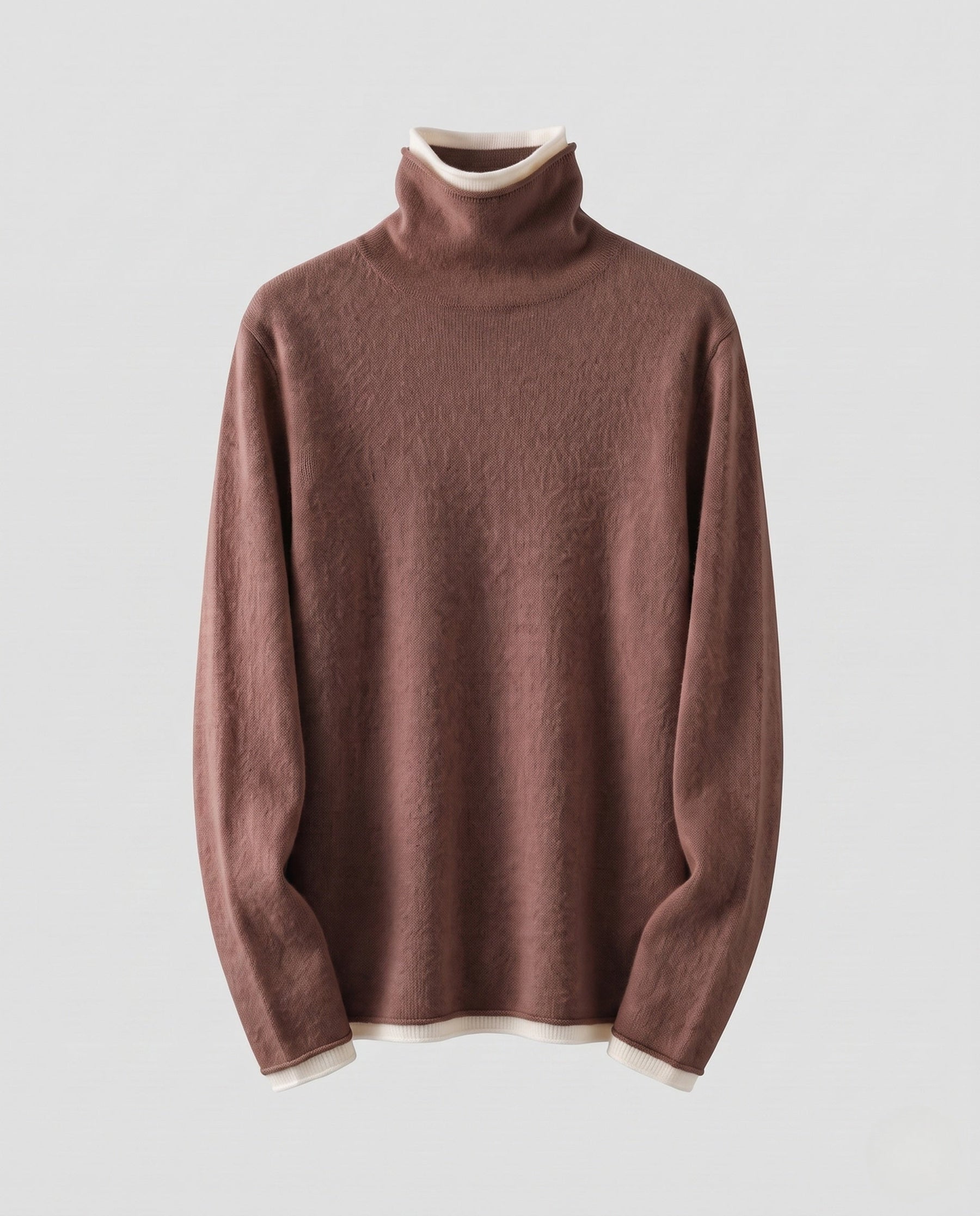 Women's Fine Knit Turtleneck Sweater — View 6