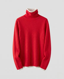 Women's Fine Knit Turtleneck Sweater — View 10