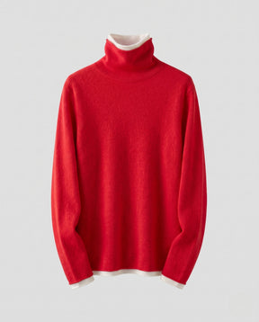 Women's Fine Knit Turtleneck Sweater — View 10