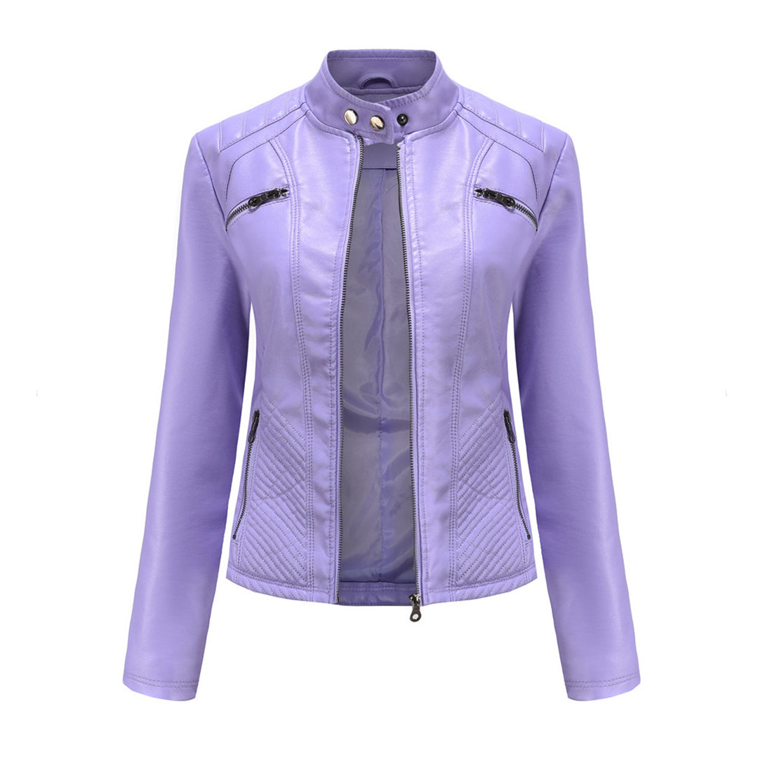 Women's Leather Look Jacket — View 17