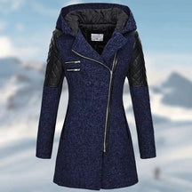 Women's Hooded Longline Coat — View 4